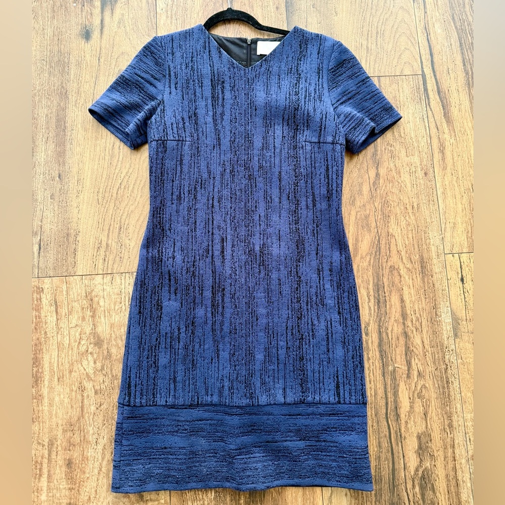 GUC! Boss by Hugo Boss Textured Blue Dress